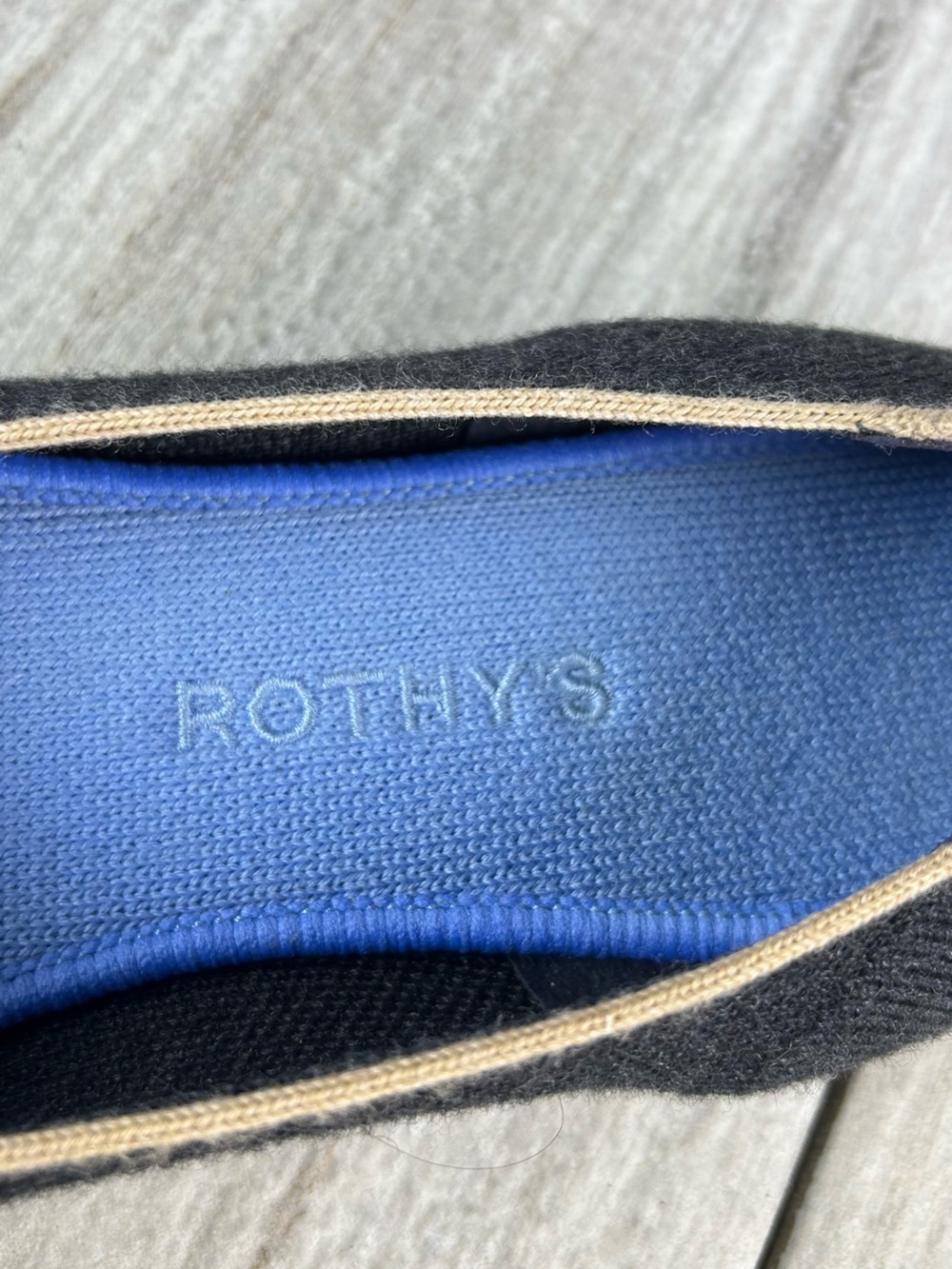 Rothy’s Charcoal Merino Wool Tassel Ballet Loafer Casual Shoe Women’s Size 10.5 - Picture 10 of 11